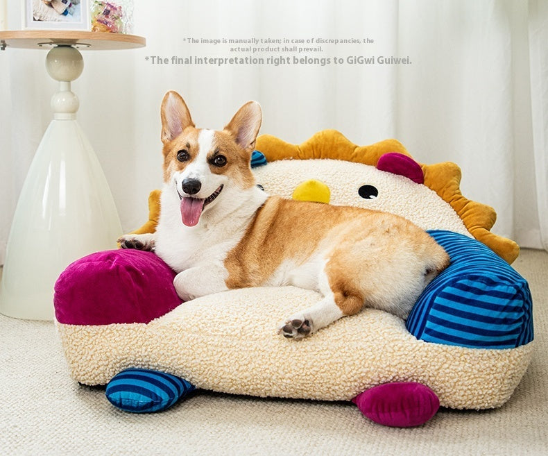 Small And Medium-sized Dogs In Pet Kennels Can Use Removable And Washable Bedding Pads